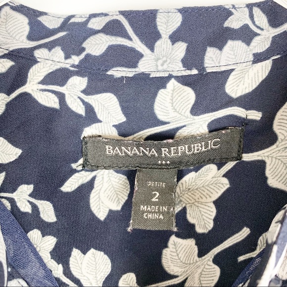 BANANA REPUBLIC Floral Button-Down Dress - 2P - Picture 5 of 8